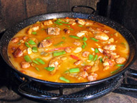 Paella Brühe