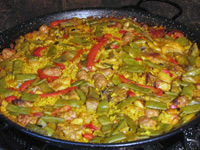 fertige Paella von Onkel Pepe