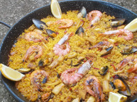 receta paella mariscos